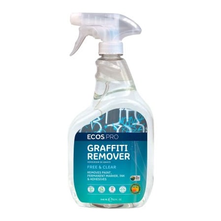 Earth Friendly Products ECOS Pro Graffiti Remover, 32 oz. Trigger Spray Bottle, 6 Bottles - PL9347/6